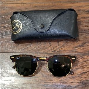 Ray-Ban Clubmaster Classic Tortoise Sunglasses